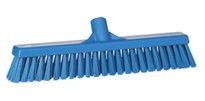 VIKAN BROOM, 410MM, SOFT/HARD, BLUE