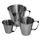 VIKAN 3L STAINLESS STEEL MEASURING JUG
