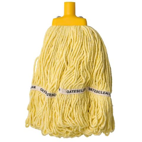 OATES DURACLEAN 350G HOSPITAL LAUNDER ROUND MOP REFILL YELLOW