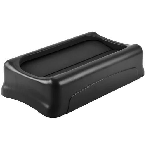 RUBBERMAID SLIM JIM BLACK DROP SHOT RUBBISH LID