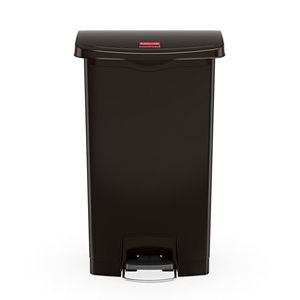 RUBBERMAID STREAMLINE 68L BLACK STEP-ON BIN