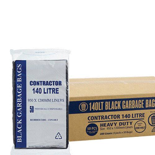 Heavy Duty Rubbish Bags 760x900mm 72L (Carton of 200)