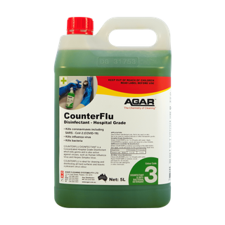 AGAR COUNTERFLU HOSPITAL-GRADE DISINFECTANT 5L