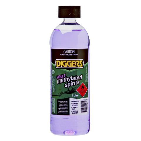 DIGGERS VIOLET METHYLATED SPIRITS 1LT