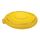 RUBBERMAID BRUTE SELF-DRAINING 76L YELLOW LID