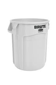 RUBBERMAID BRUTE CONTAINER WITHOUT LID 75.7L - WHITE
