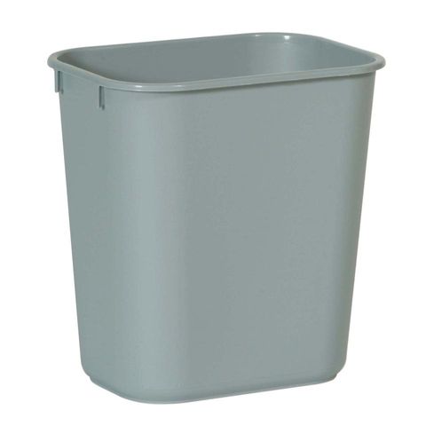 WASTEBASKET SMALL RECT 12.9L GRAY