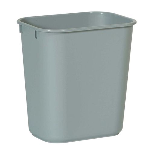 WASTEBASKET SMALL RECT 12.9L GRAY