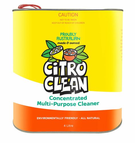 CITRO CLEAN CONCENTRATED MULTI-PURPOSE CLEANER 4L (IN-STORE ONLY)