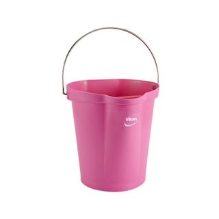 VIKAN HYGIENE BUCKET HEAVY DUTY 12LT - PINK