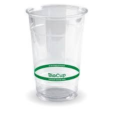 BIOPAK CLEAR BIOCUP 600ML/20OZ CUP (1,000 CARTOON)