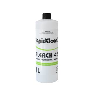 RAPIDCLEAN BLEACH 4% PRINTED BOTTLE 1L