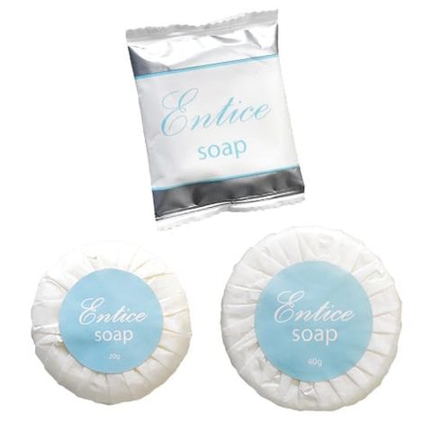 ENTICE BATH SOAP PLEAT WRAPPED 20G (500 CARTON)