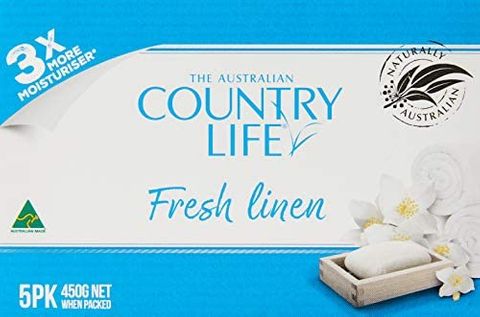 THE AUSTRALIA COUNTRY LIFE FRESH LINEN SOAP BARS