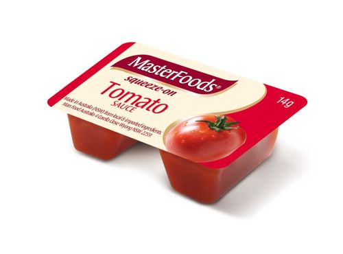 MASTERFOOD TOMATO SAUCE SQUEEZY PORTIONS 100X14G