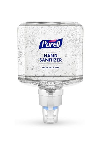 PURELL ES8 ADVANCED HAND SANITISER FRAGRANCE FREE GEL 1.2L REFILL