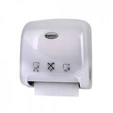 ROYAL TOUCH MINI AUTOCUT HAND TOWEL DISPENSER WHITE PEARL