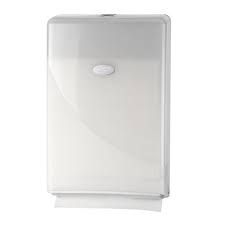 ROYAL TOUCH INTERLEAVE COMPACT DISPENSER WHITE PEARL