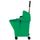 SYR DUO BUCKET W/ CASTOR WRINGER PRESS 9L GREEN