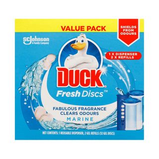DUCK FRESH DISCS TOILET CLEANER MARINE VALUE PACK (2x36ML)