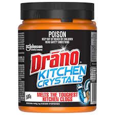 DRANO KITCHEN CRYSTALS 500G TUB (IN-STORE ONLY)