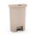 RUBBERMAID STREAMLINE RESIN STEP-ON FRONT CONTAINER BEIGE 68L