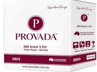 QD 3PLY 280 SHEET TOILET PAPER