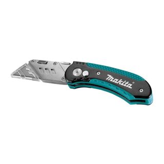MAKITA FOLDING UTILITY KNIFE (INCLUDING 10 REPLACEMENT BLADES)