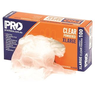 PROCHOICE VINYL GLOVES POWDER FREE (X-LARGE)