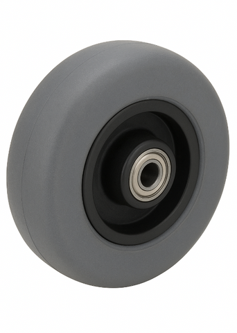 FOAM FILLED GREY RUBBER TYRE