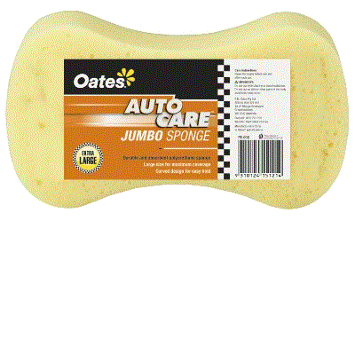 OATES AUTO CARE JUMBO SPONGE