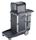 JC-3000ZXC PLATINUM JANITORS CART ICONIC