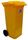 EDCO HEAVY DUTY BIN WITH WHEELS YELLOW - 120L