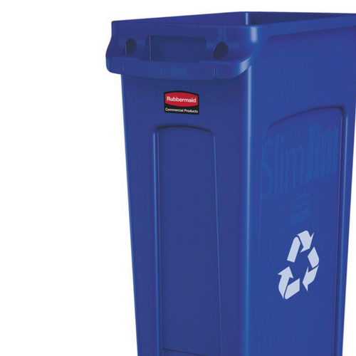 RUBBERMAID SLIM JIM CONTAINER - RECYCLE