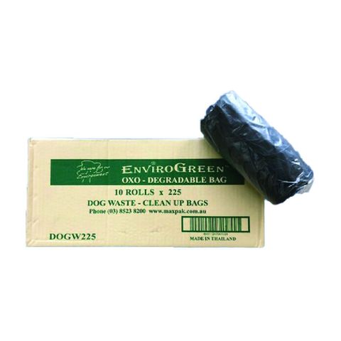 MAXPAK DEGRADABLE DOG WASTE BAGS