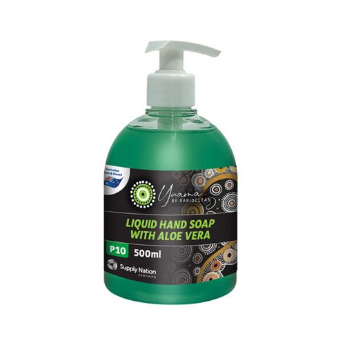 RAPIDCLEAN YAAMA LIQUID HAND SOAP ALOE VERA 500ML