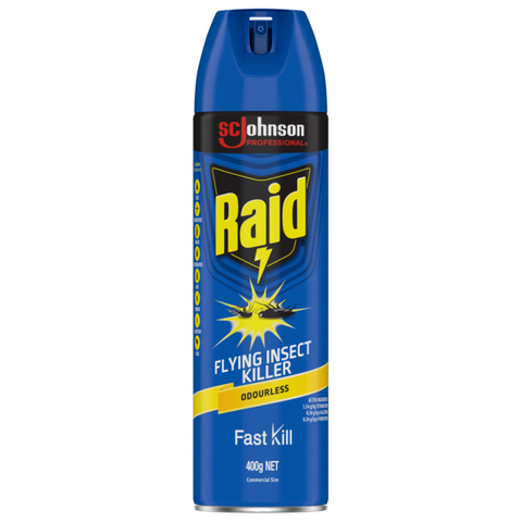 RAID FLY INSECT KILLER ODOURLESS 400G