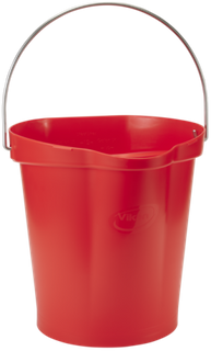 VIKAN 12L BUCKET - RED