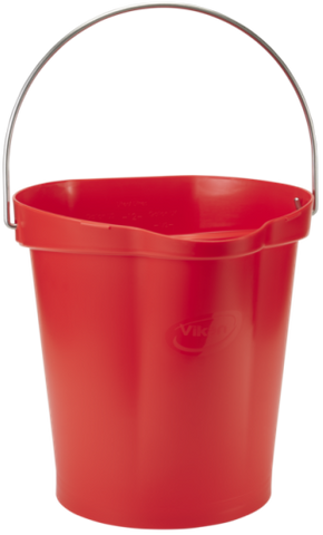 VIKAN 12L BUCKET - RED