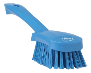 HAND BRUSH S/H 250MM HARD BLUE