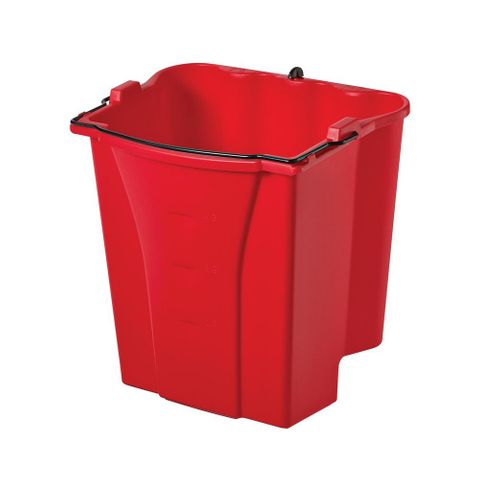 RUBBERMAID RED DIRTY WATER BUCKET FOR WAVE BREAK COMBO