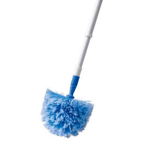 OATES ROUND EDGE COBWEB BROOM W/ 1.4M EXTENSTION