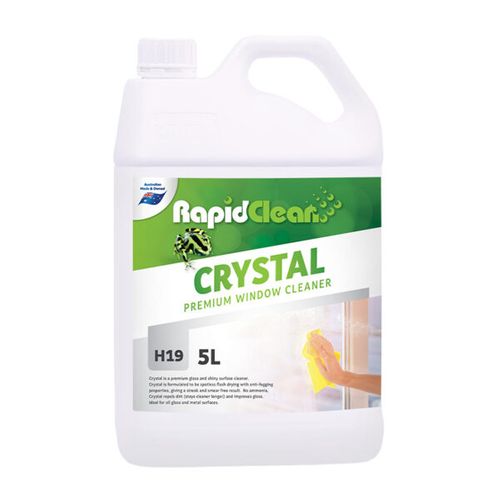 RAPIDCLEAN CRYSTAL - PREMIUM GLASS CLEANER - 5L