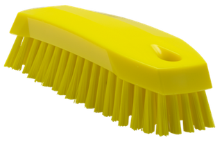 VIKAN SOLID SOFT HAND SCRUB BRUSH YELLOW