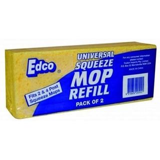 EDCO UNIVERSAL SQUEEZE MOP REFILL 2PKT