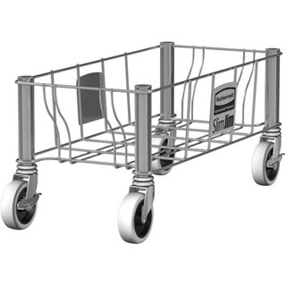 RUBBERMAID SLIM JIM STAINLESS STEEL DOLLY