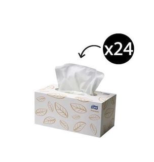 TORK EXTRA SOFT FACIAL TISSUES (24PK)