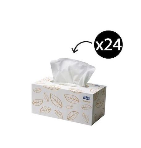 TORK EXTRA SOFT FACIAL TISSUES (24PK)