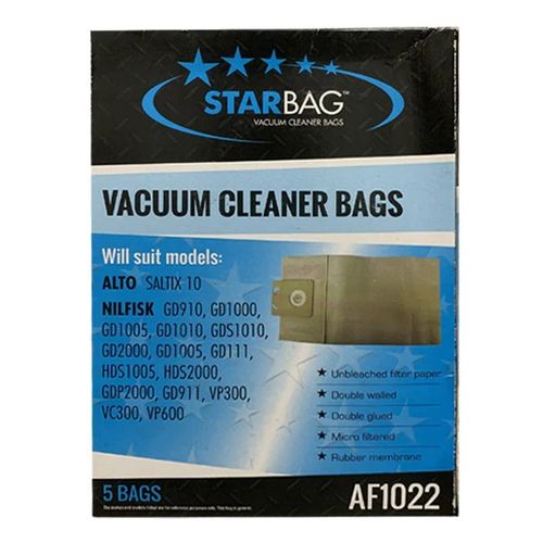 CLEANSTAR AF1022 NILFISK VAC BAGS (5 PACK)