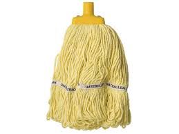 DURACLEAN 350G HOSPITAL LAUNDER ROUND MOP REFILL YELLOW